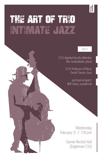 art of trio jazz poster