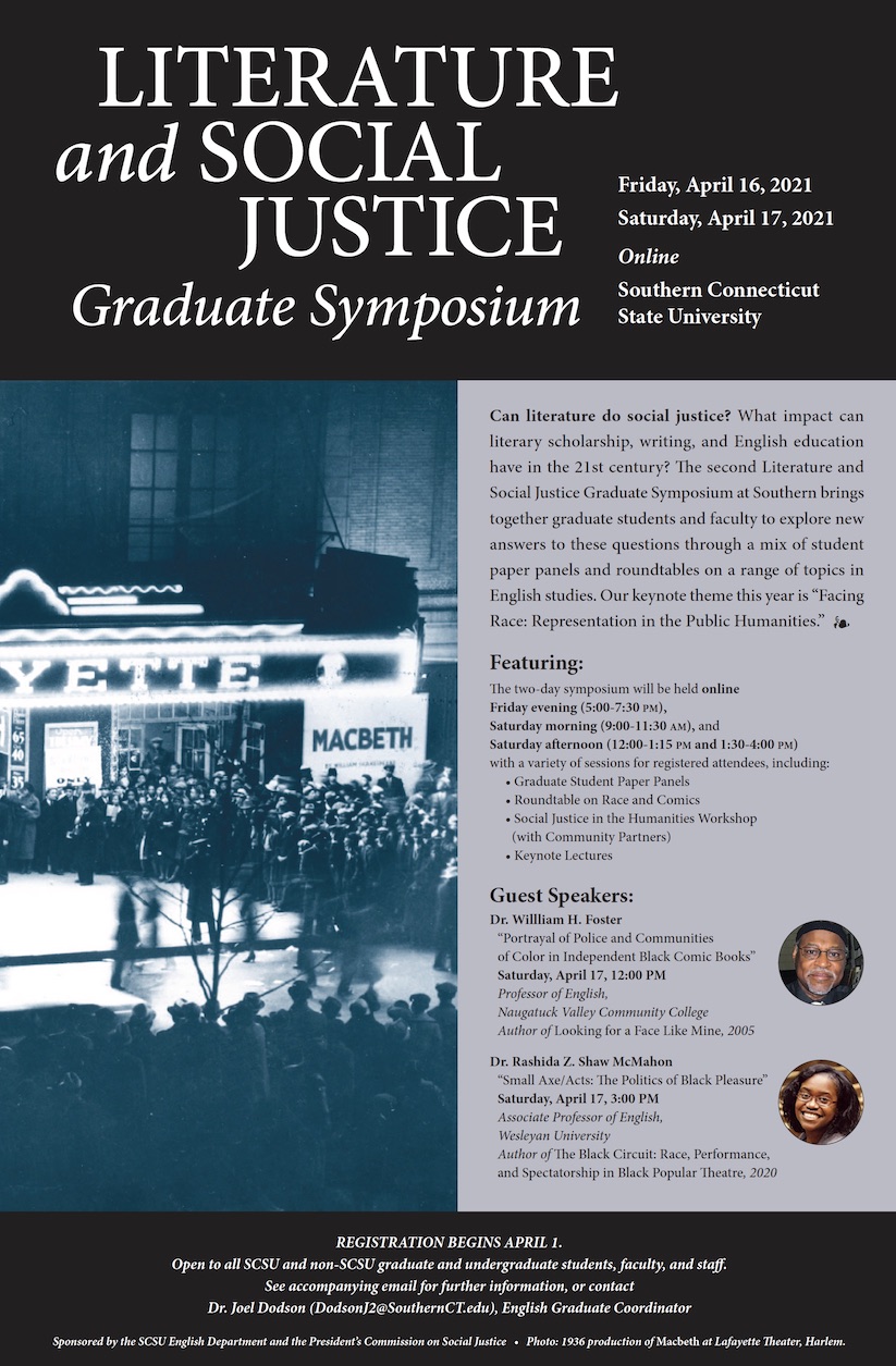 Literature and Social Justice Symposium Spring 2021