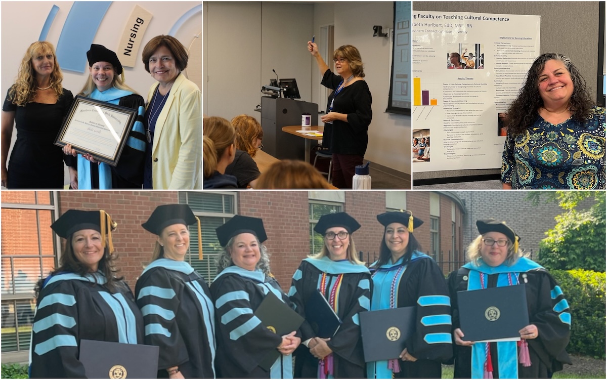 Collage of nursing students