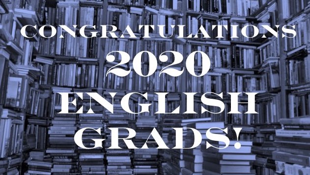 Congratulations 2020 SCSU English Grads