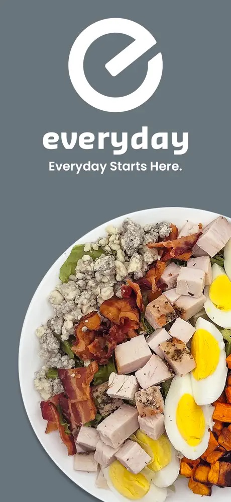 Everyday mobile app logo with plate of food