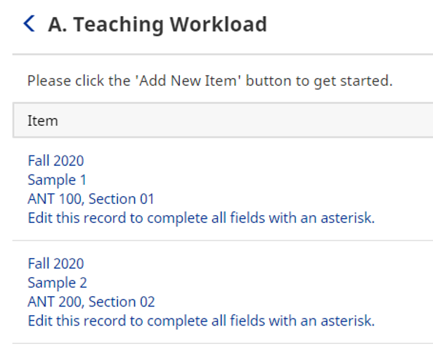 A screenshot of the Digital Measures site illustrating the step above