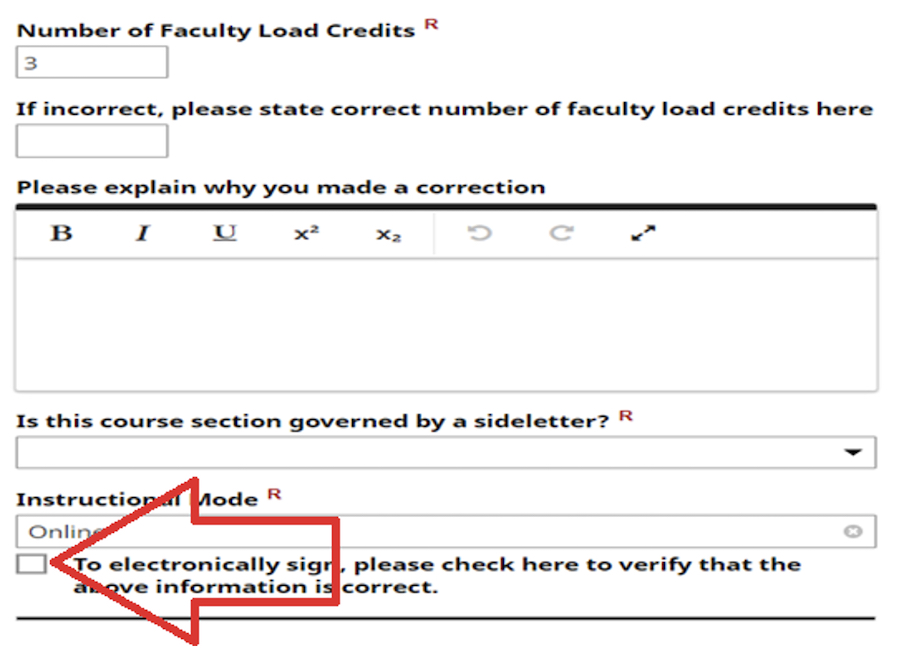 A screenshot of the Digital Measures site illustrating the step above