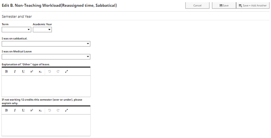 A screenshot of the Digital Measures site illustrating the step above