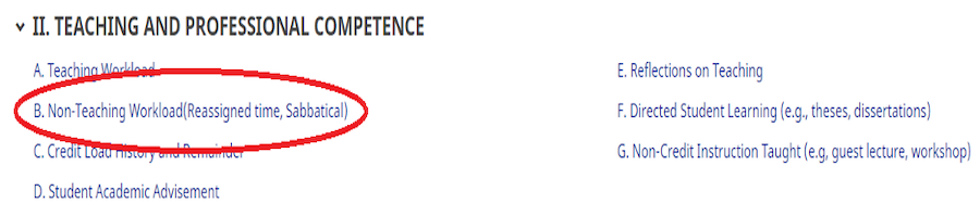 A screenshot of the Digital Measures site illustrating the step above