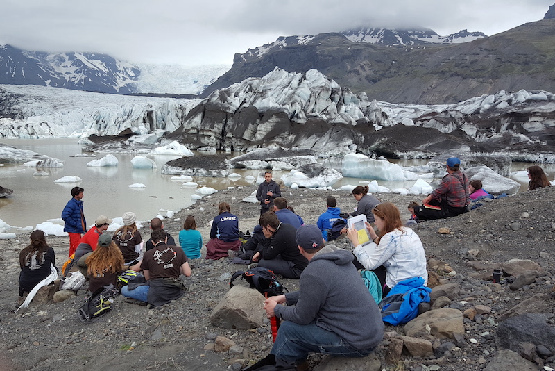 Southern students in Iceland
