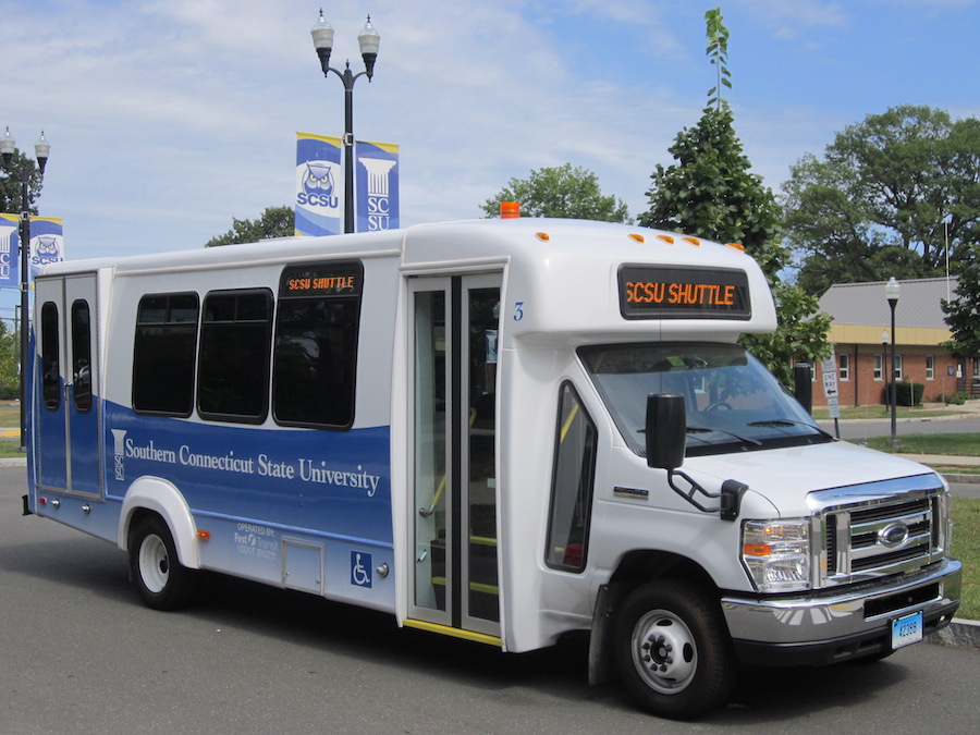 SCSU shuttle bus