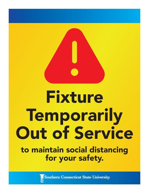 Fixture Temporarily Out of Service to maintain social distancing for your safety
