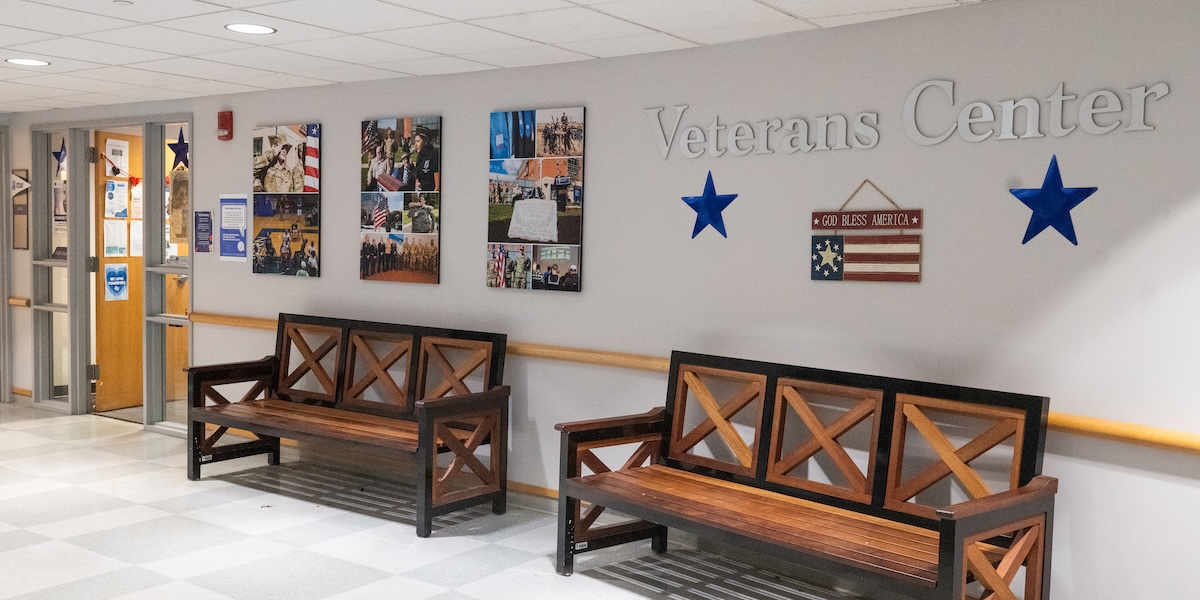 Veterans Center front area