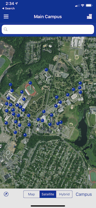 Southern Connecticut State University Campus Map