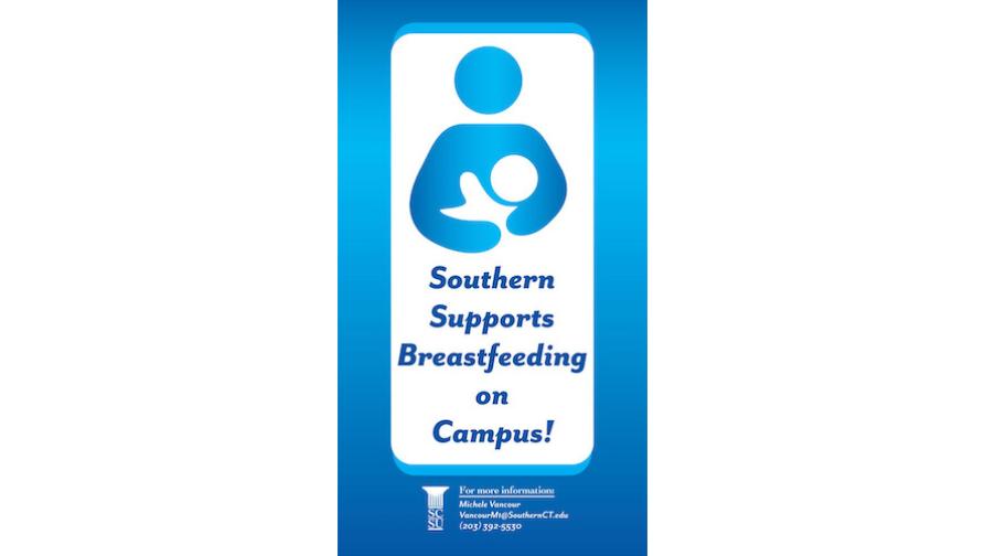 "Southern Supports Breastfeeding on Campus poster"