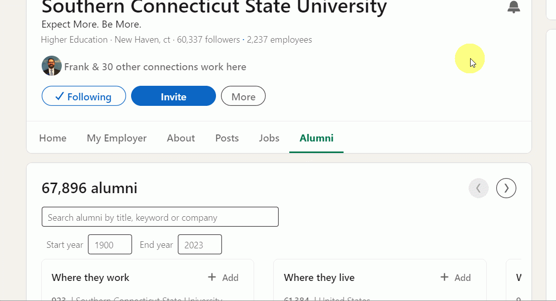 alumni tool