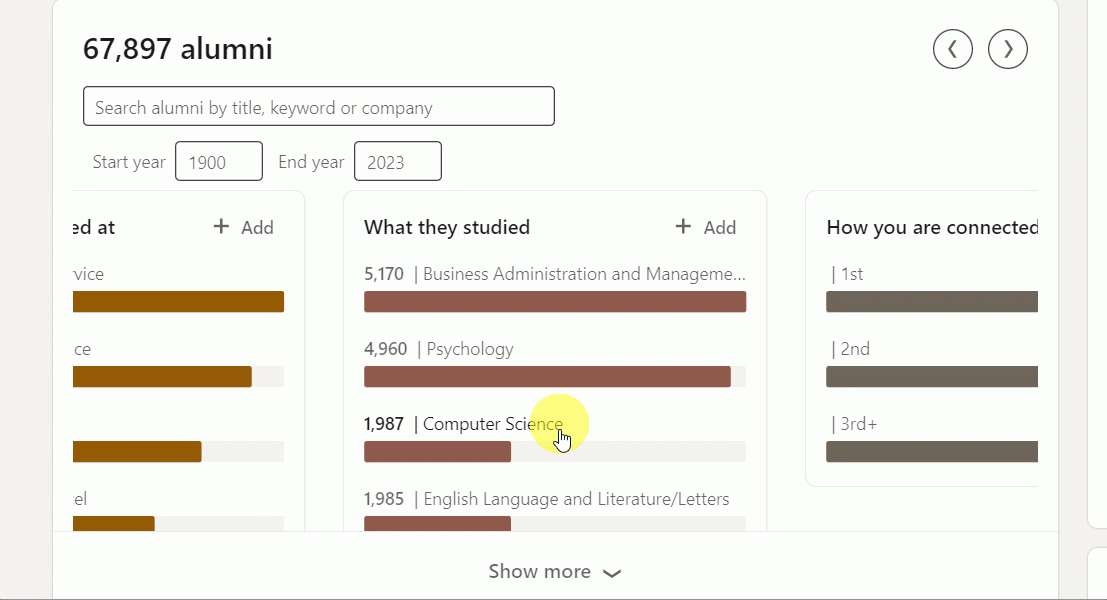 alumni tool