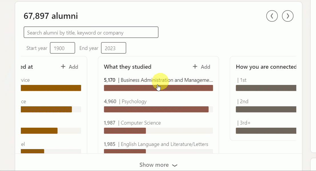 alumni tool