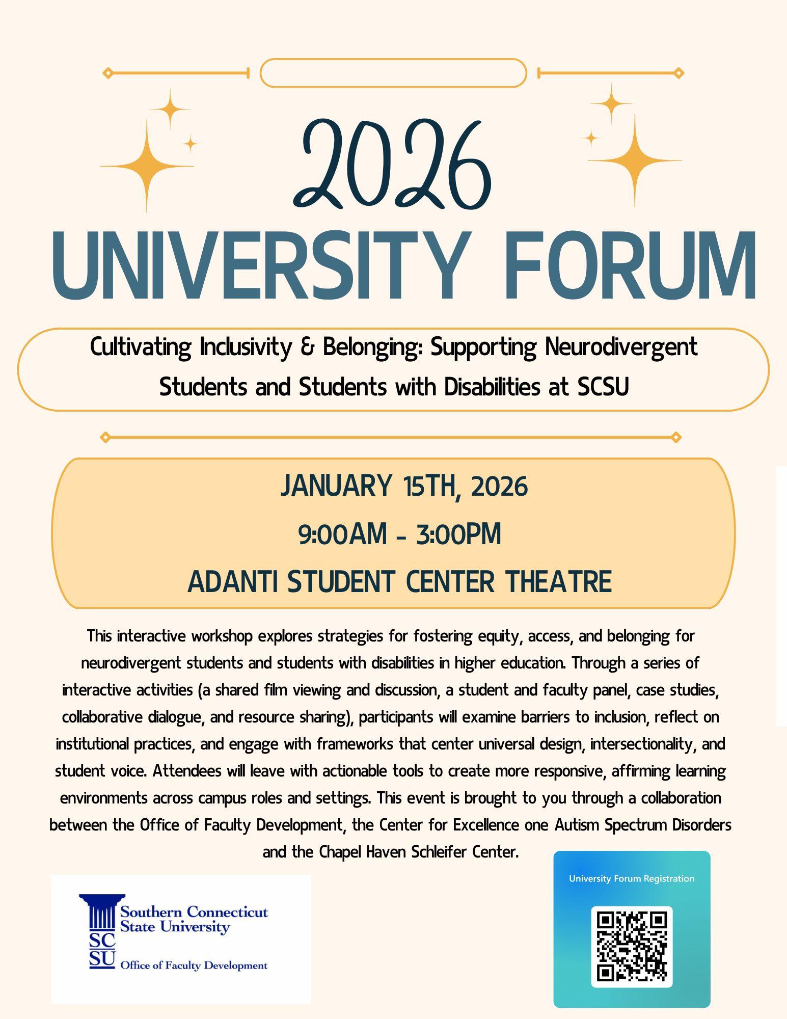 2026 University Forum