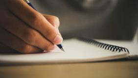 Writing on paper
