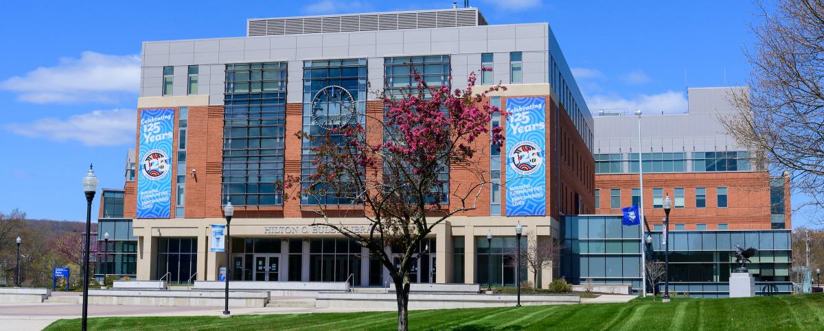 Exterior shot of Buley LIbrary