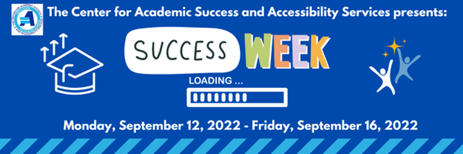 Banner with graphics promoting the CASAS Success Week