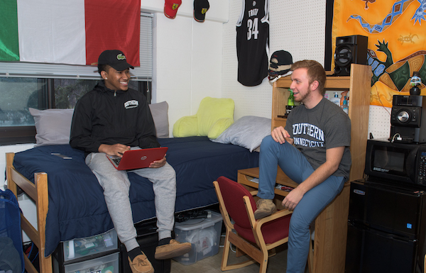 Two students in their room