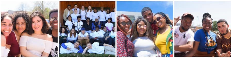 Collage of students