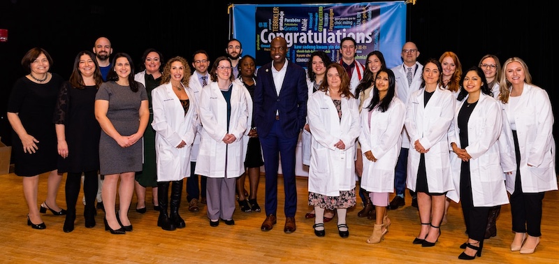 A group of nursing faculty and students