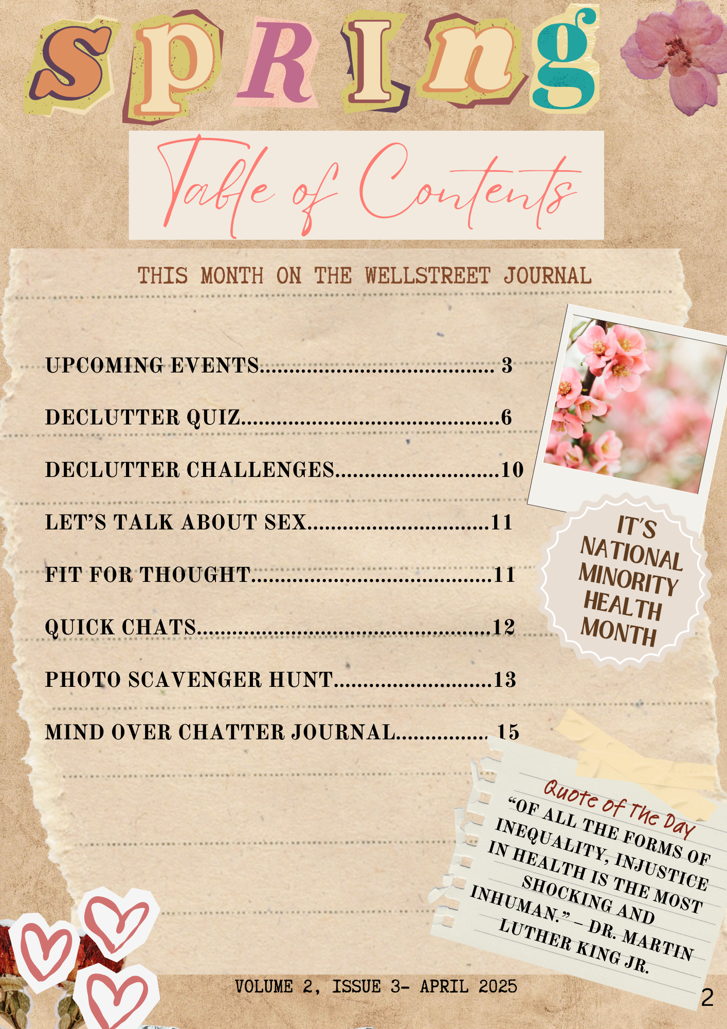WellStreet Journal Volume 3 Issue 3 cover
