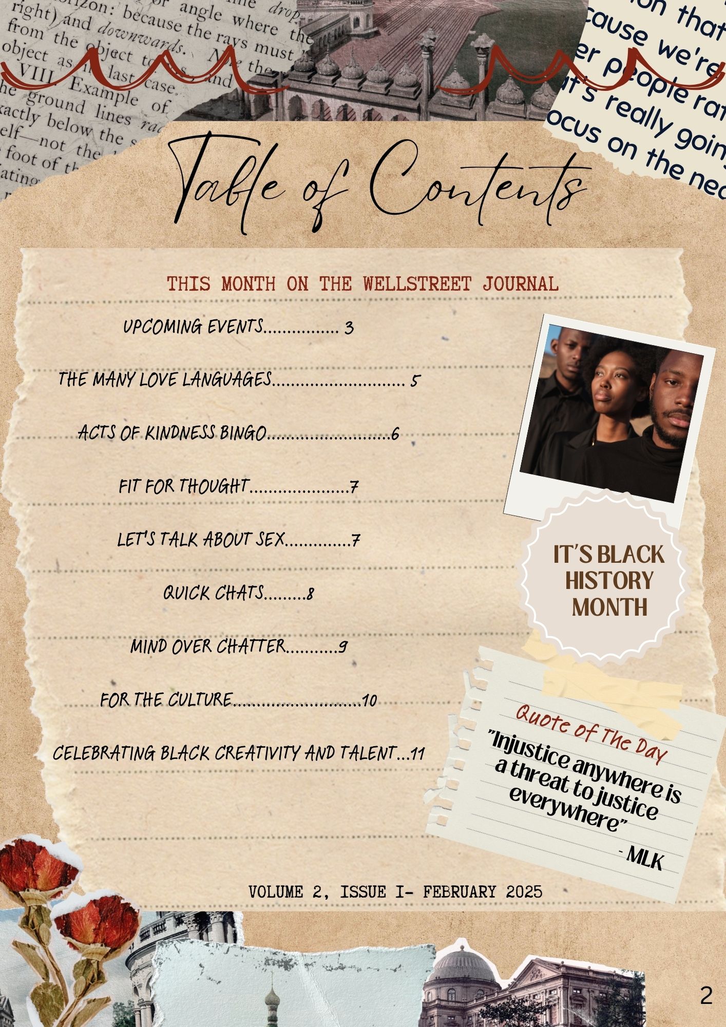 WellStreet Journal Volume 2 Issue 1 cover