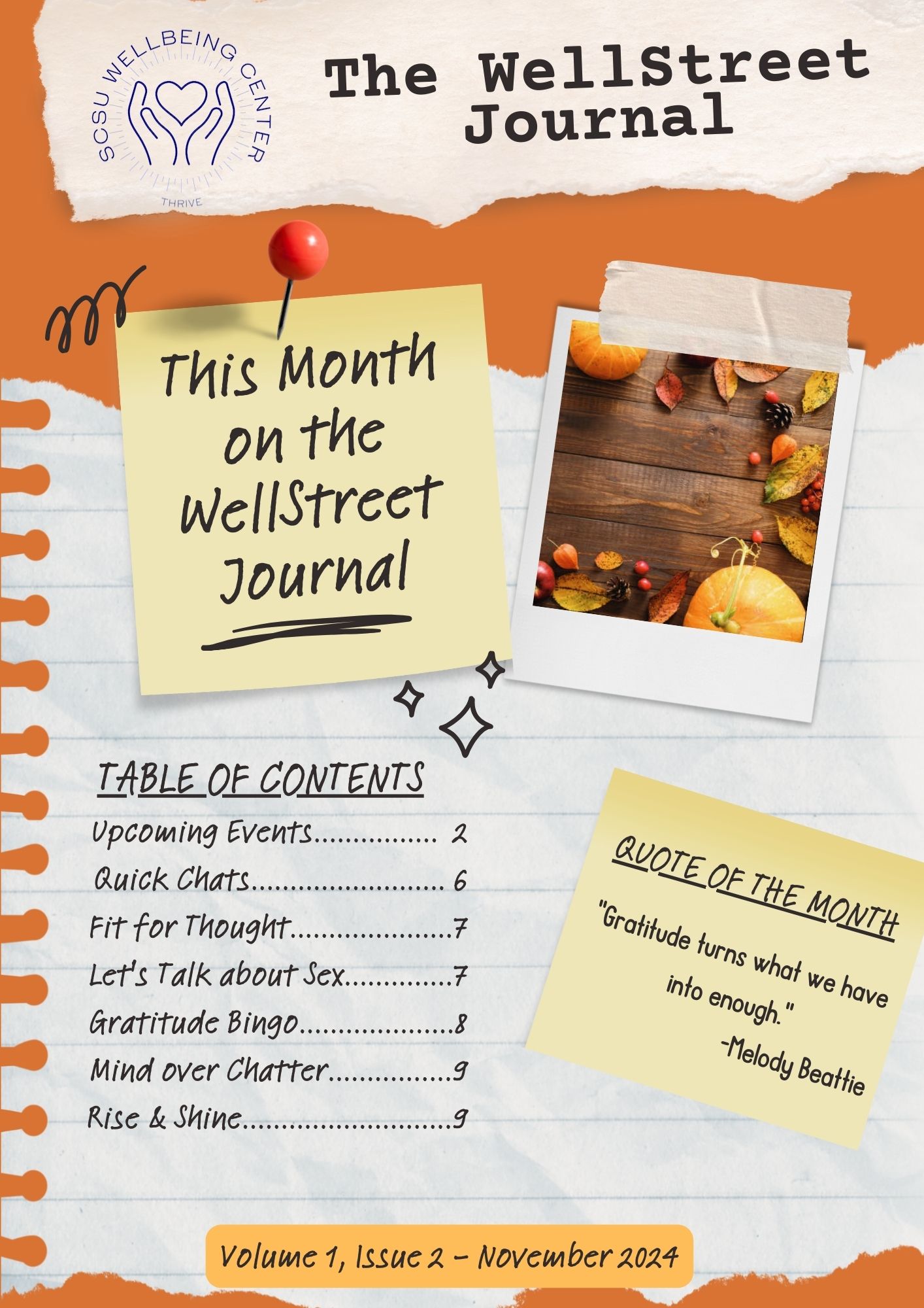 WellStreet Journal Volume 1 Issue 2 cover