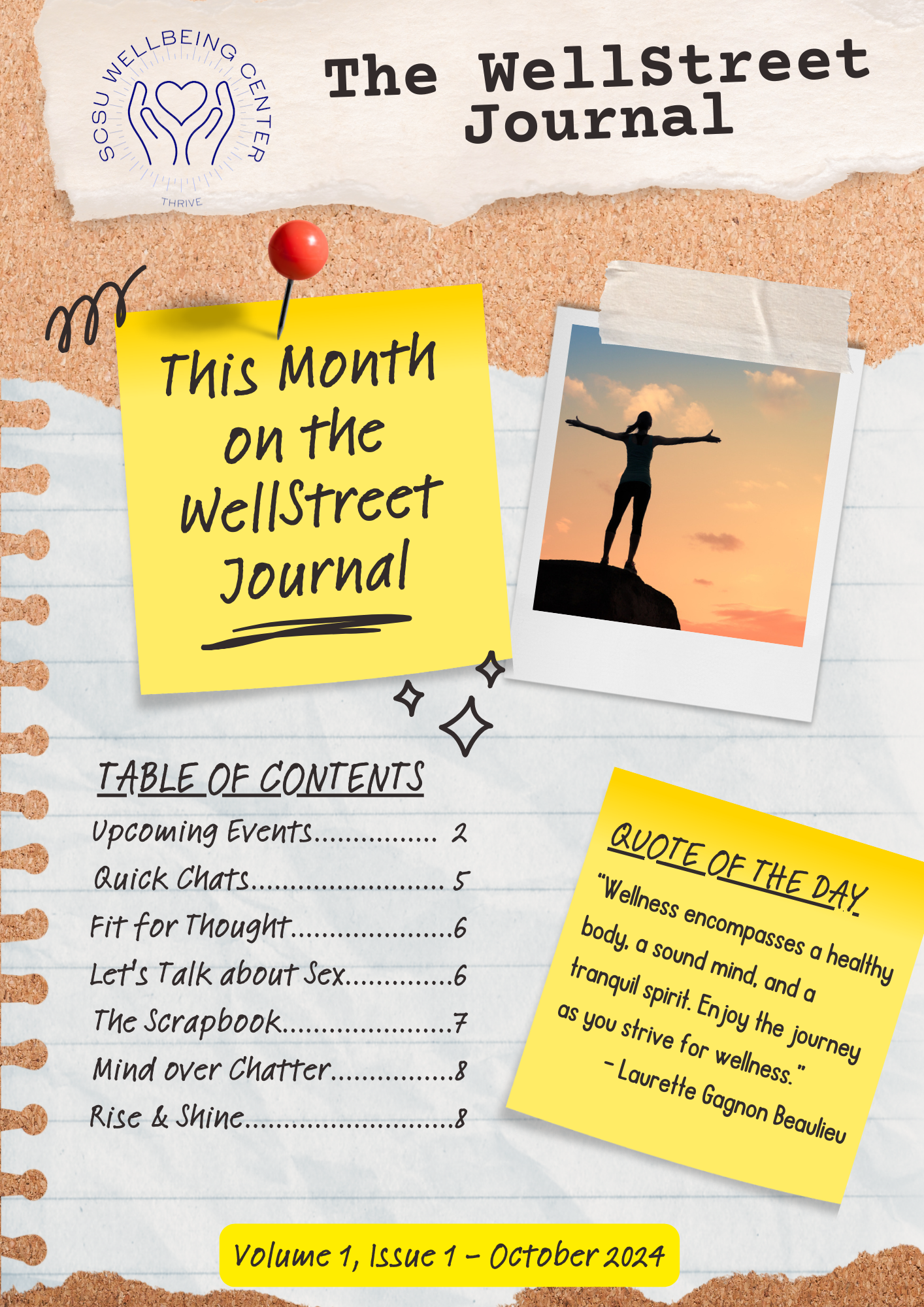 WellStreet Journal Volume 1 Issue 1 cover